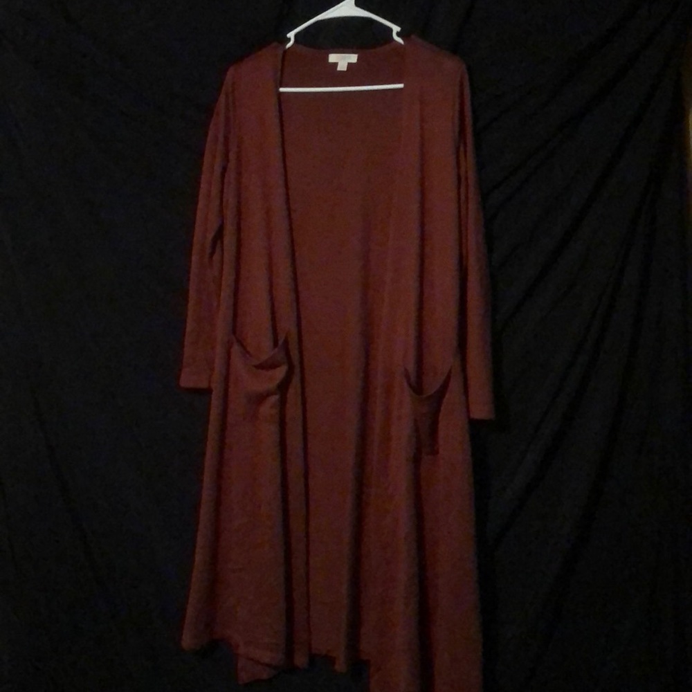 Lularoe Sarah rust red